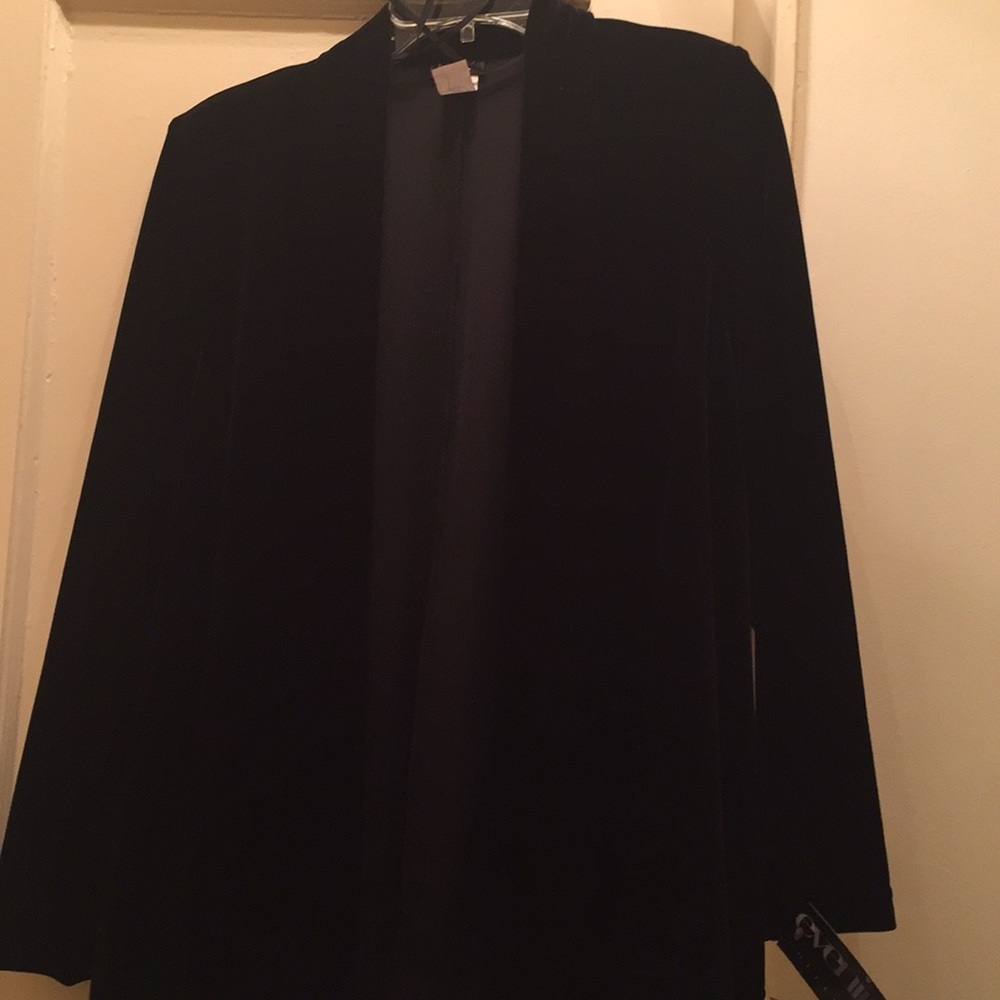 Black jacket velvet